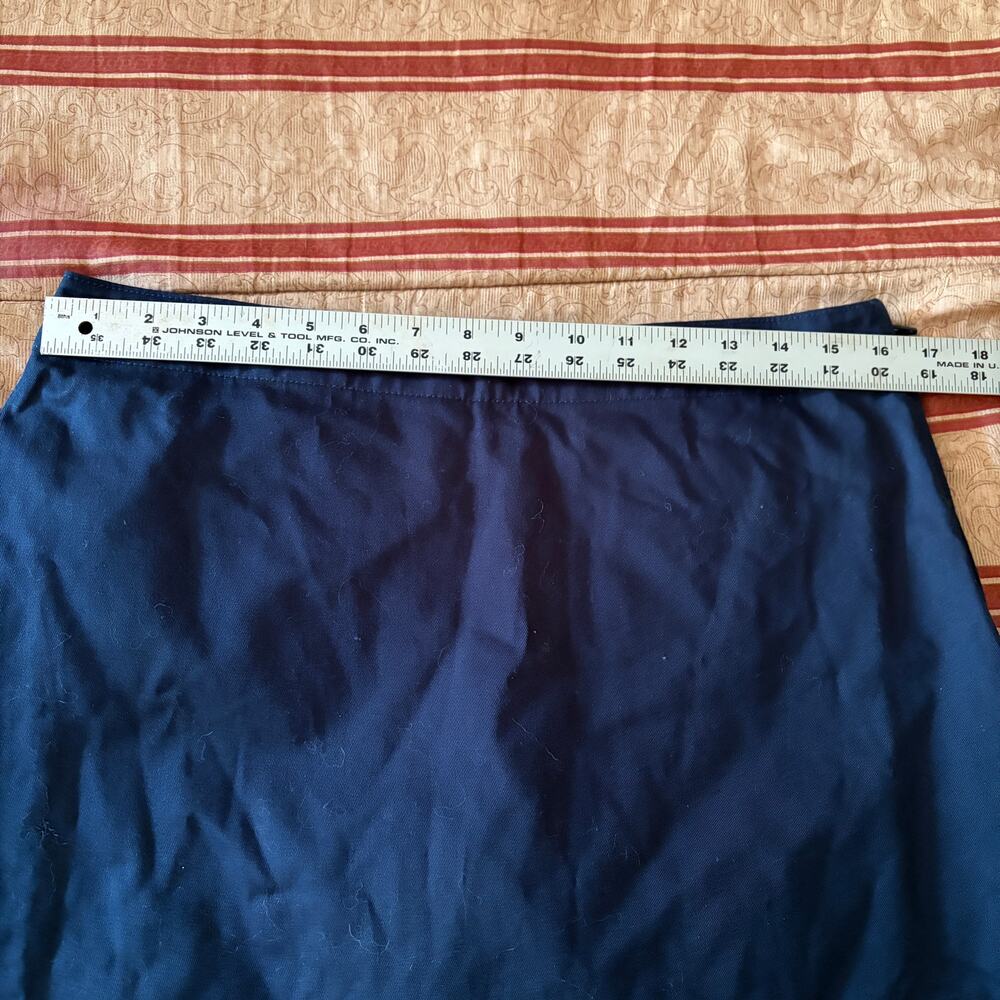 Lands' End Women's Blend Chino Skort Size 8 Navy Blue Cotton - Picture 7 of 8